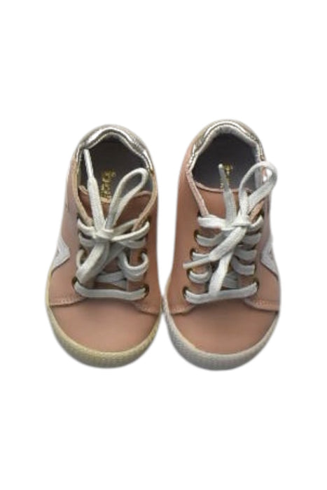 A Pink Booties from Baby Botte in size 12-18M for neutral. (Back View)