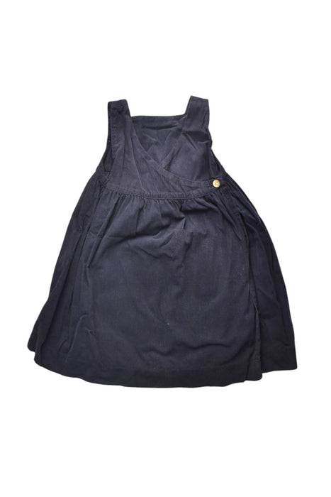 A Black Sleeveless Dresses from Les Enfantines in size 4T for girl. (Back View)