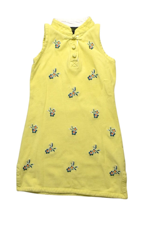 A Yellow Sleeveless Dresses from Shanghai Tang in size 3T for girl. (Front View)