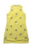 A Yellow Sleeveless Dresses from Shanghai Tang in size 3T for girl. (Back View)