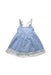A Blue Sleeveless Dresses from Catherine Malandrino in size 4T for girl. (Front View)