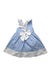 A Blue Sleeveless Dresses from Catherine Malandrino in size 4T for girl. (Back View)