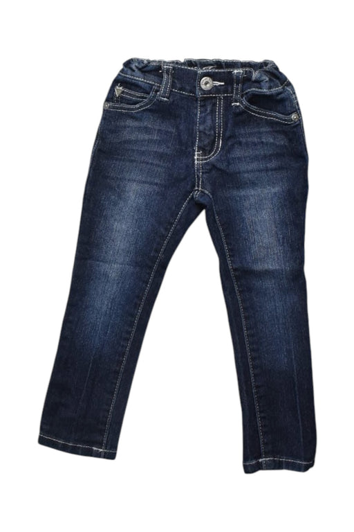 A Navy Jeans from Guess in size 3T for girl. (Front View)