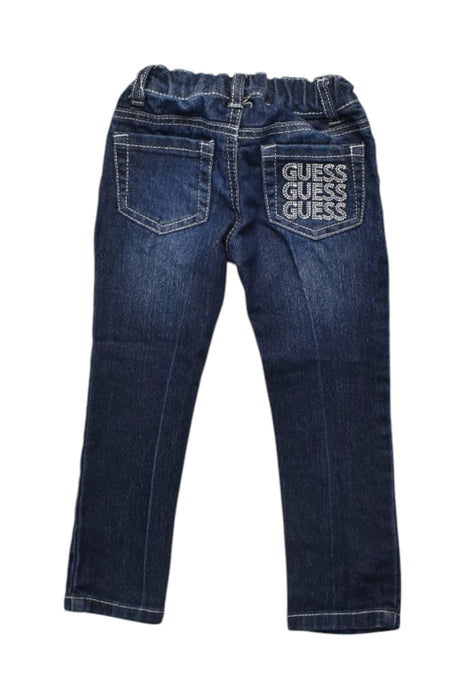 A Navy Jeans from Guess in size 3T for girl. (Back View)