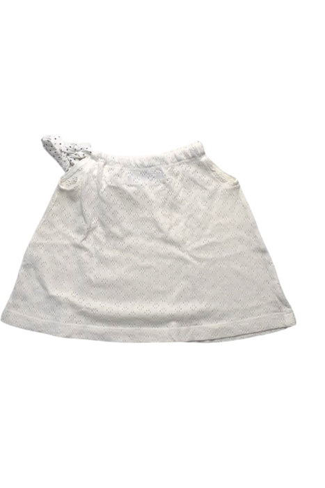 A White Sleeveless Tops from Little Mercerie in size 2T for girl. (Back View)