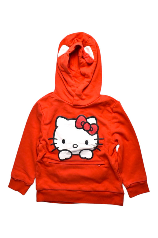 A Red Hooded Sweatshirts from Cubcoats in size 3T for girl. (Front View)