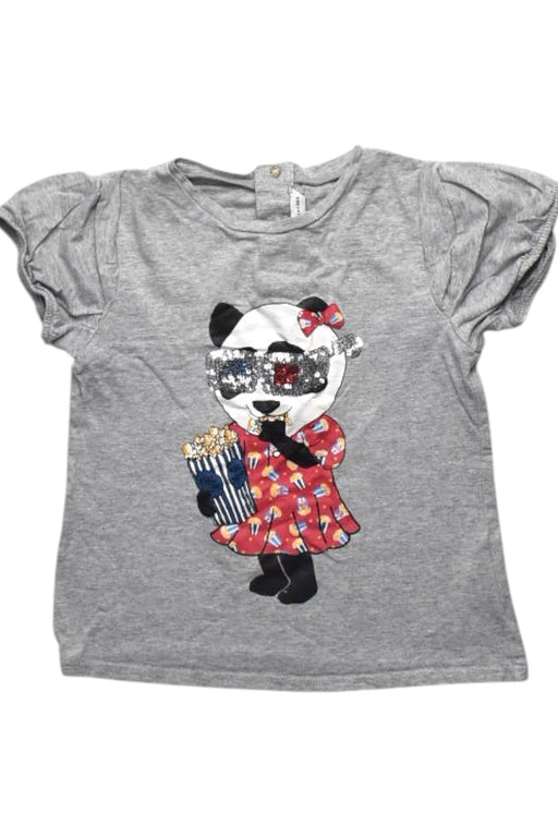A Grey Short Sleeve Tops from Little Marc Jacobs in size 3T for girl. (Front View)