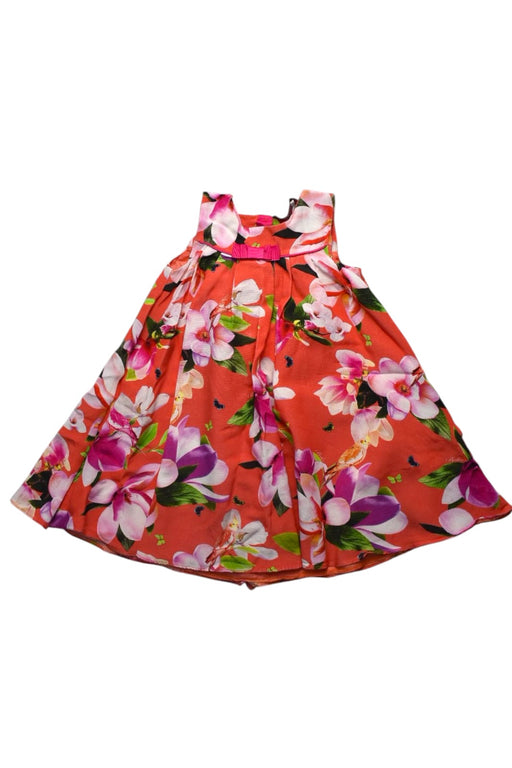 A Multicolour Sleeveless Dresses from Baker by Ted Baker in size 3T for girl. (Front View)