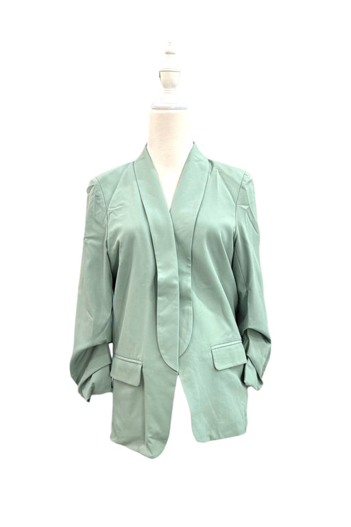 A Green Blazers from Love Bonito in size Maternity-M for maternity. (Front View)