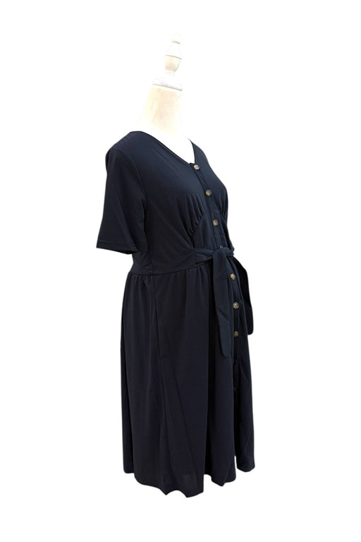 A Black Short Sleeve Dresses from Jump Eat Cry in size Maternity-S for maternity. (Front View)
