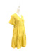 A Yellow Short Sleeve Dresses from Dear in size Maternity-S for maternity. (Front View)