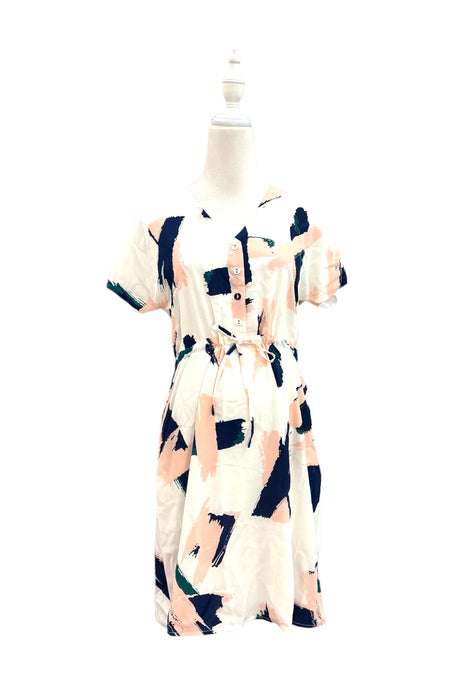 A Multicolour Short Sleeve Dresses from Dear in size Maternity-S for maternity. (Back View)
