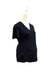 A Black Short Sleeve Tops from Dear in size Maternity-S for maternity. (Front View)