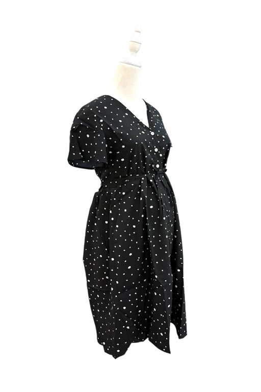 A Black Short Sleeve Dresses from Dear in size Maternity-S for maternity. (Front View)
