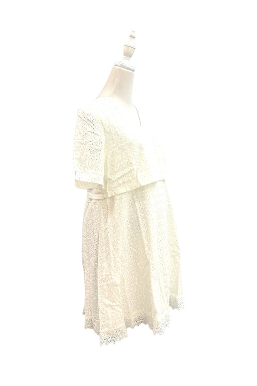 A White Short Sleeve Dresses from Jump Eat Cry in size Maternity-S for maternity. (Front View)