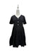 A Black Short Sleeve Dresses from Dear in size Maternity-S for maternity. (Back View)