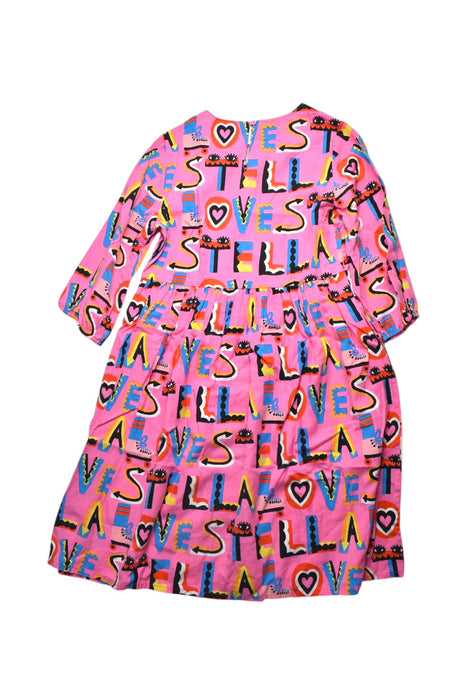 A Multicolour Long Sleeve Dresses from Stella McCartney in size 12Y for girl. (Back View)