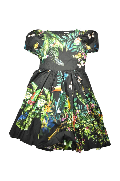A Multicolour Short Sleeve Dresses from Dolce & Gabbana in size 11Y for girl. (Front View)
