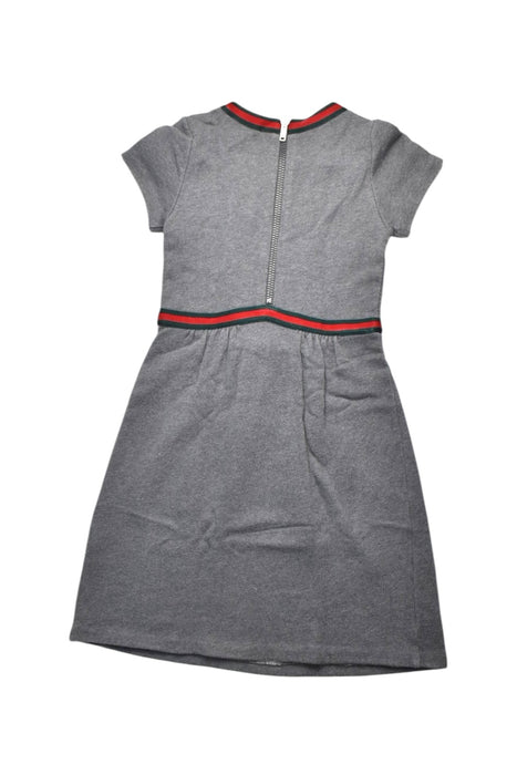 A Grey Short Sleeve Dresses from Gucci in size 8Y for girl. (Back View)