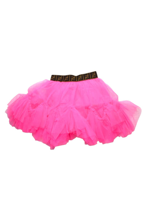 A Pink Tulle Skirts from Fendi in size 8Y for girl. (Back View)