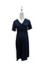 A Black Short Sleeve Dresses from Dear in size Maternity-S for maternity. (Back View)