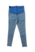 A Blue Jeggings from Dear in size Maternity-S for maternity. (Front View)