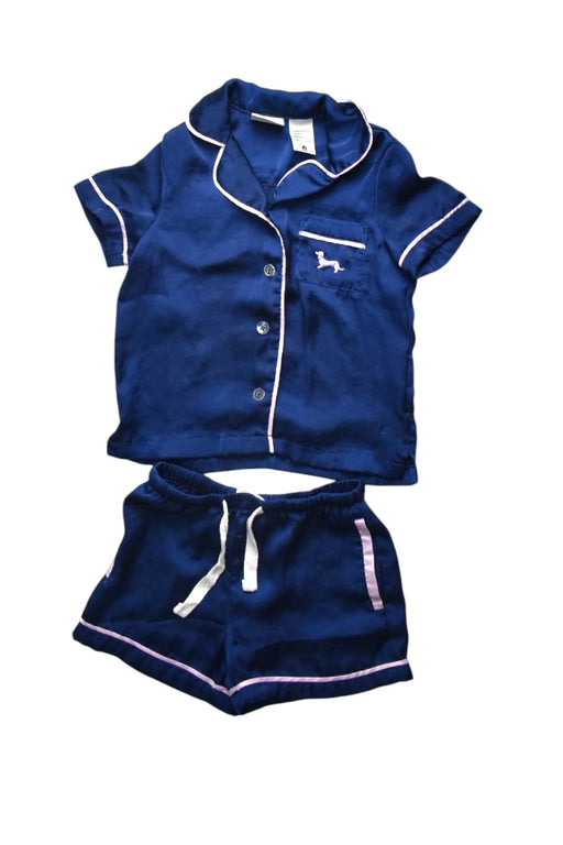 A Navy Pyjama Sets from Peter Alexander in size 2T for girl. (Front View)