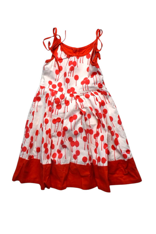 A Red Sleeveless Dresses from Isabel Garreton in size 4T for girl. (Front View)