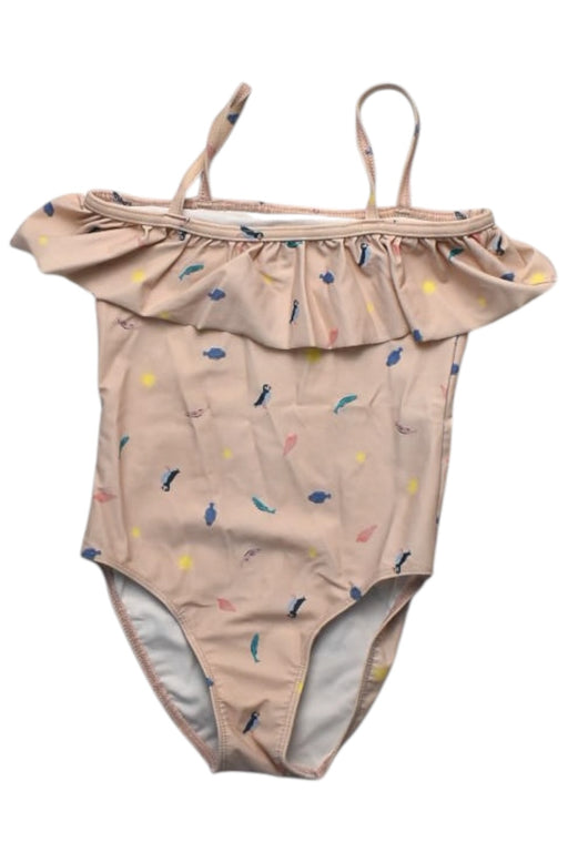 A  Swimsuits from Petit Bateau in size 5T for girl. (Front View)