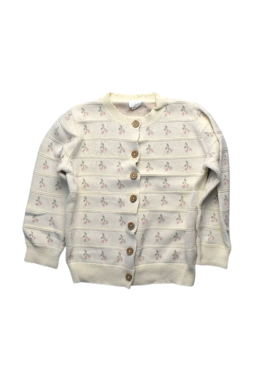 A Ivory Cardigans from Jamie Kay in size 5T for girl. (Front View)