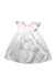 A White Sleeveless Dresses from Smockful of Love in size 2T for girl. (Back View)