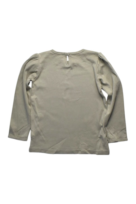 A Beige Long Sleeve Tops from Jamie Kay in size 5T for girl. (Back View)