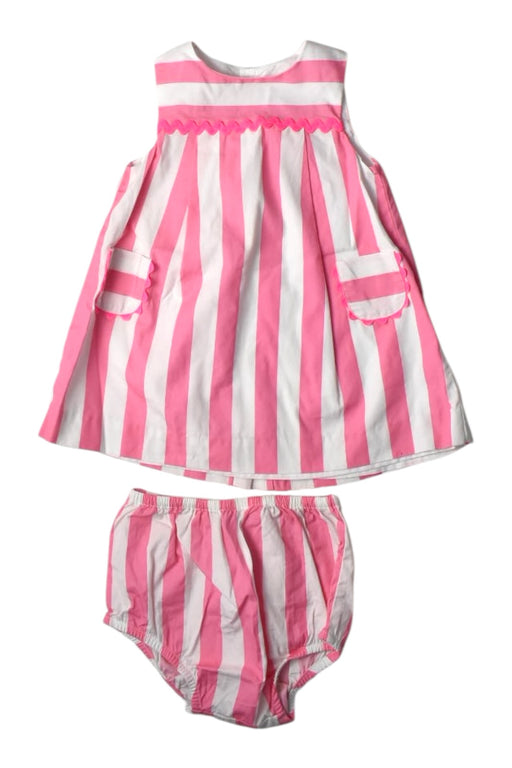 A Pink Dress Sets from Jacadi in size 6-12M for girl. (Front View)