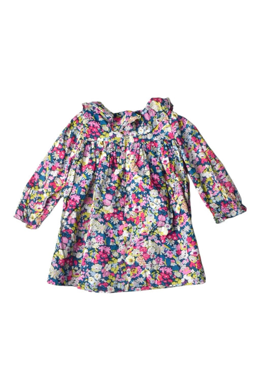 A Multicolour Long Sleeve Dresses from Jacadi in size 6-12M for girl. (Front View)