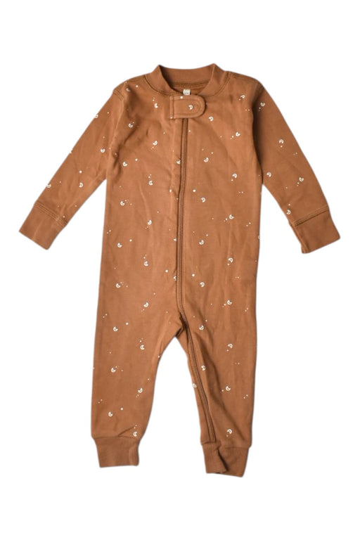 A Brown Onesies from Quincy Mae in size 6-12M for neutral. (Front View)