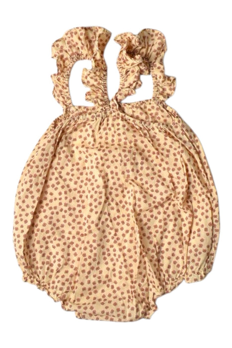 A Beige Sleeveless Rompers from Konges Sløjd in size 6-12M for girl. (Back View)