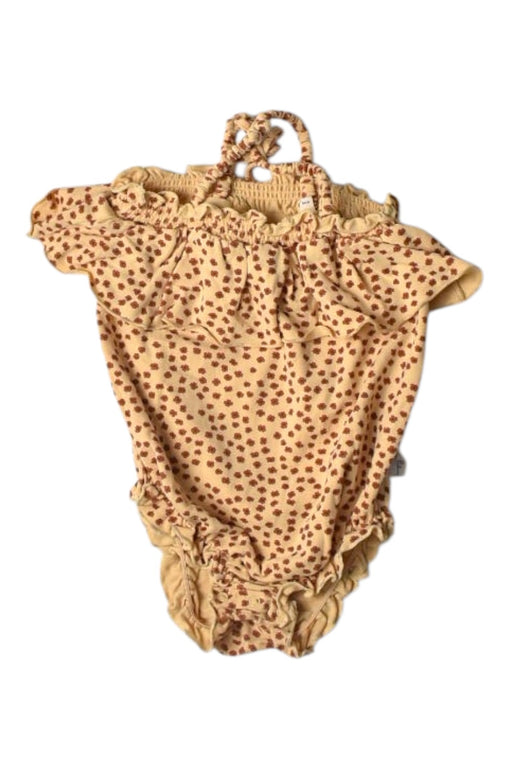 A Beige Sleeveless Rompers from Konges Sløjd in size 6-12M for girl. (Front View)