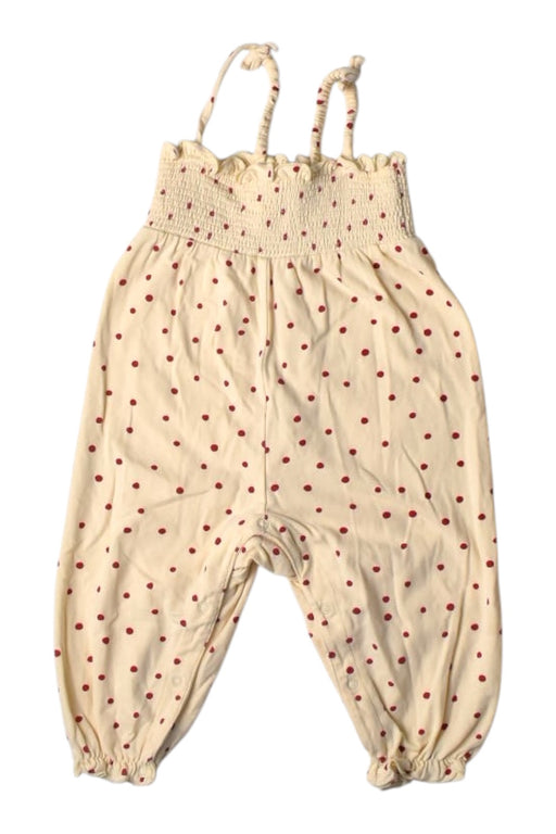 A Beige Sleeveless Jumpsuits from Konges Sløjd in size 3-6M for girl. (Front View)