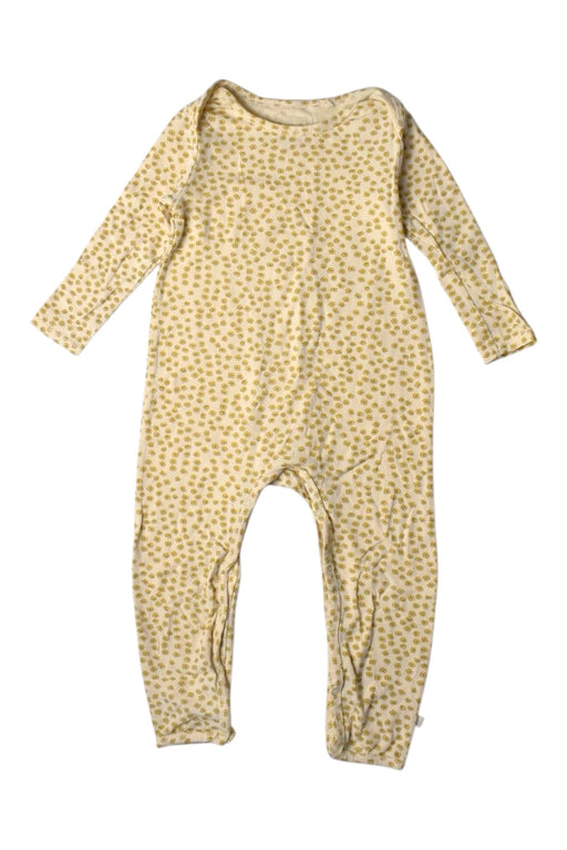 A Beige Long Sleeve Bodysuits from Konges Sløjd in size 6-12M for girl. (Front View)