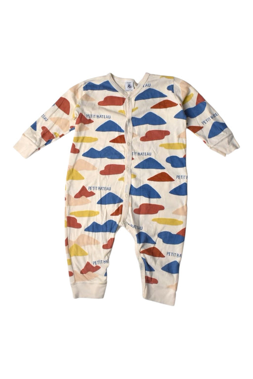 A Multicolour Onesies from Petit Bateau in size 12-18M for boy. (Front View)