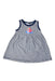 A Blue Sleeveless Dresses from Petit Bateau in size 6-12M for girl. (Front View)