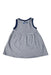 A Blue Sleeveless Dresses from Petit Bateau in size 6-12M for girl. (Back View)