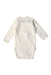 A White Long Sleeve Bodysuits from Petit Bateau in size 0-3M for boy. (Back View)