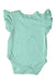 A Green Sleeveless Bodysuits from Raph and Remy in size 0-3M for girl. (Back View)