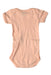 A Peach Short Sleeve Bodysuits from Petit Bateau in size 0-3M for girl. (Back View)