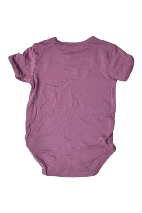 A Purple Short Sleeve Bodysuits from Raph and Remy in size 6-12M for girl. (Back View)