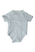 A Blue Short Sleeve Bodysuits from Vertbaudet in size 0-3M for neutral. (Back View)