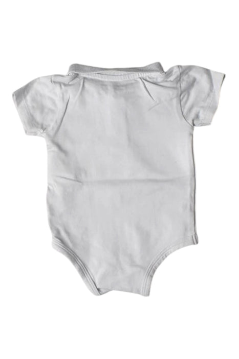 A White Short Sleeve Bodysuits from Vertbaudet in size 0-3M for boy. (Back View)