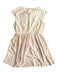 A Gold Sleeveless Dresses from Crewcuts in size 6T for girl. (Back View)