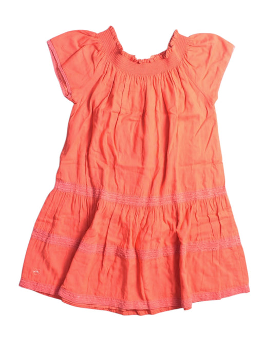 A Orange Short Sleeve Dresses from Chateau de Sable in size 8Y for girl. (Front View)